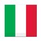 Party Central Club Pack of 192 Green and Red Italian Flag Square Disposable Luncheon Party Napkins 6.5"